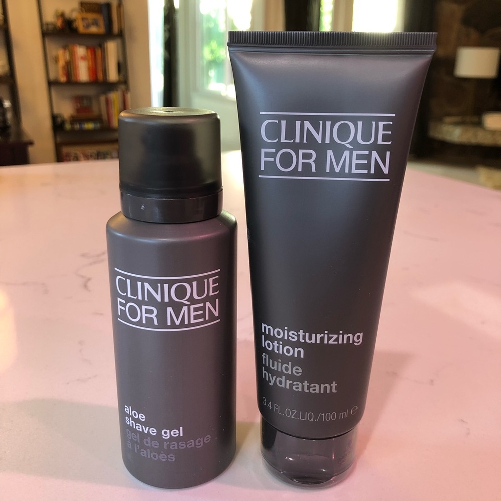 Clinique For Men Shave Gel + Moisturizing Lotion